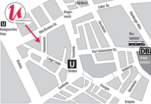 Anfahrt zum Energieeffizienzteam Anfahrt Energieeffizienzteam